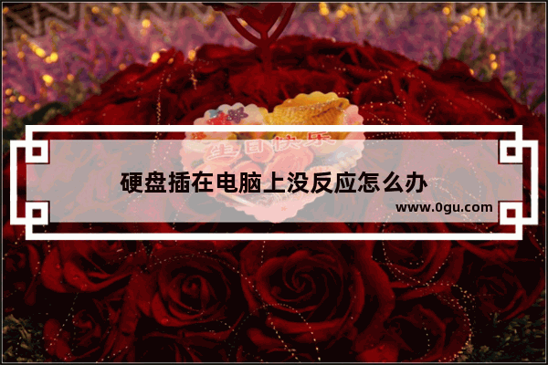 硬盘插在电脑上没反应怎么办