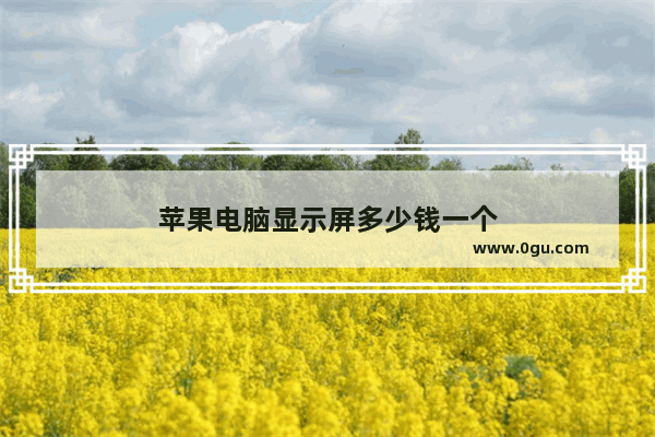 苹果电脑显示屏多少钱一个