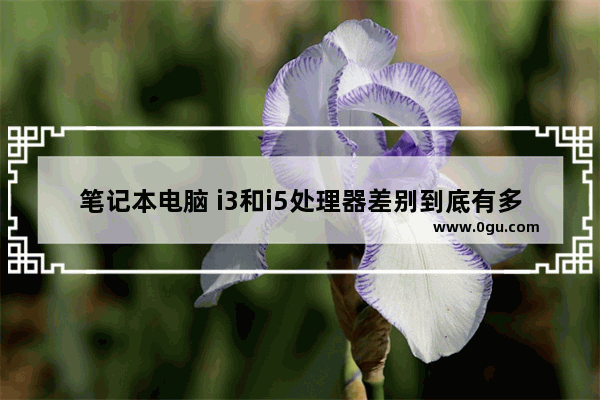 笔记本电脑 i3和i5处理器差别到底有多大