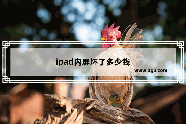 ipad内屏坏了多少钱