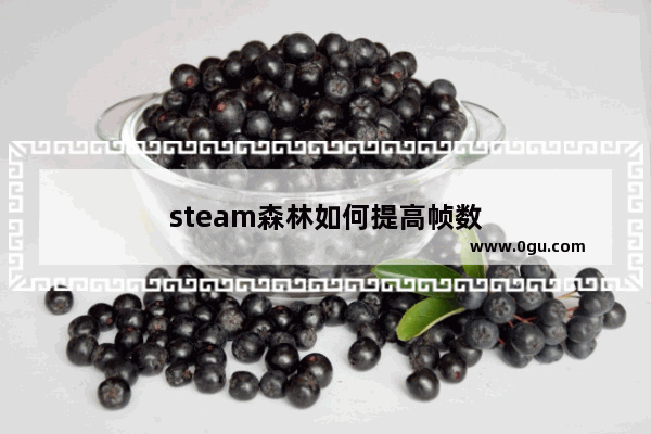 steam森林如何提高帧数