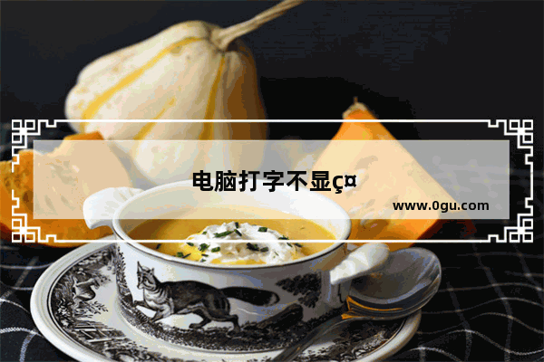 电脑打字不显示选字框怎么办