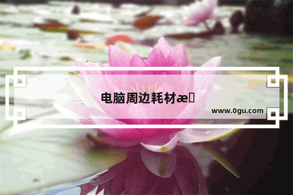 电脑周边耗材有哪些