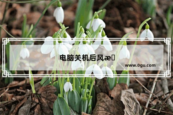 电脑关机后风扇还在转的原因介绍