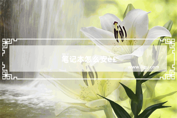 笔记本怎么安装数字五笔