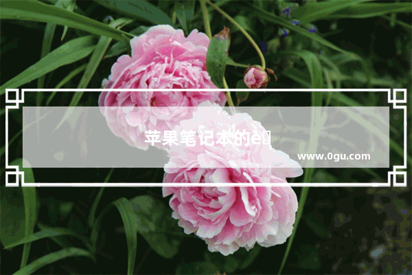 苹果笔记本的蓝牙怎么开