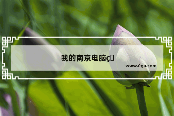 我的南京电脑版怎么登陆