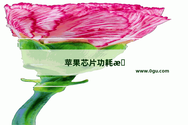 苹果芯片功耗排名