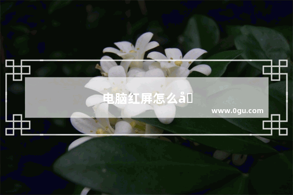 电脑红屏怎么回事