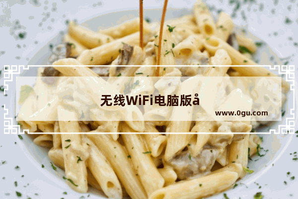 无线WiFi电脑版在手机上怎么设置啊