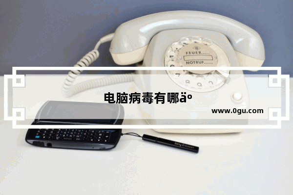 电脑病毒有哪些种类和解说