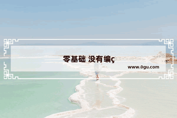 零基础 没有编程和计算机基础 我应该怎么学习啊
