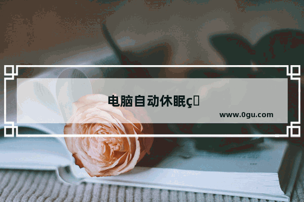 电脑自动休眠的快捷键是什么