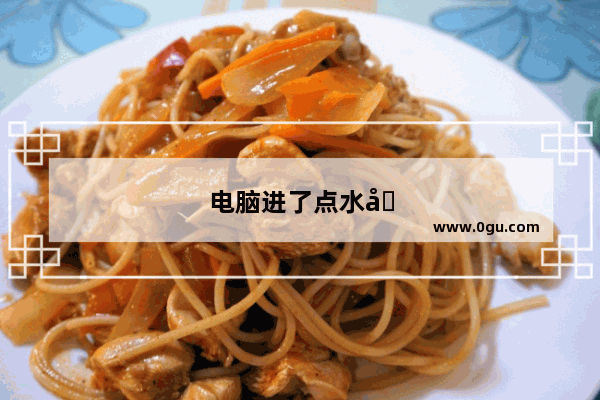 电脑进了点水充不上电好修吗