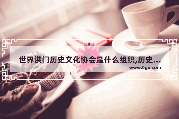 世界洪门历史文化协会是什么组织,历史文化协会内部规划