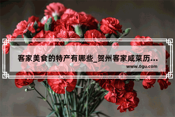 客家美食的特产有哪些_贺州客家咸菜历史文化