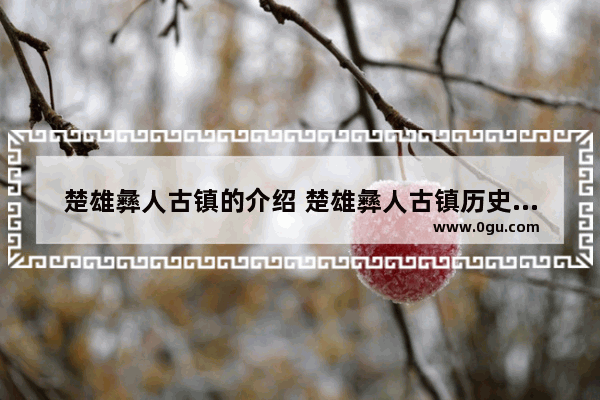 楚雄彝人古镇的介绍 楚雄彝人古镇历史文化