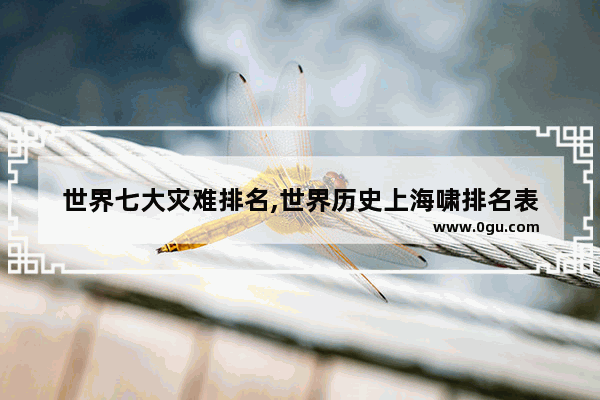 世界七大灾难排名,世界历史上海啸排名表