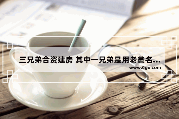 三兄弟合资建房 其中一兄弟是用老爸名字怎样写协议,兄弟装修的历史文化