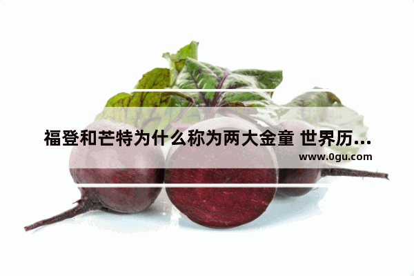 福登和芒特为什么称为两大金童 世界历史两大天才