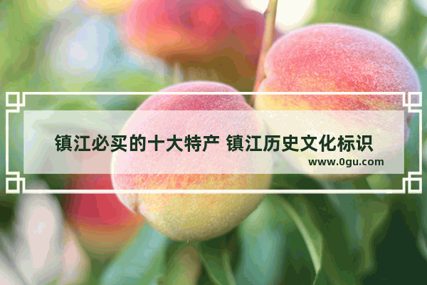 镇江必买的十大特产 镇江历史文化标识
