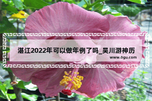 湛江2022年可以做年例了吗_吴川游神历史文化