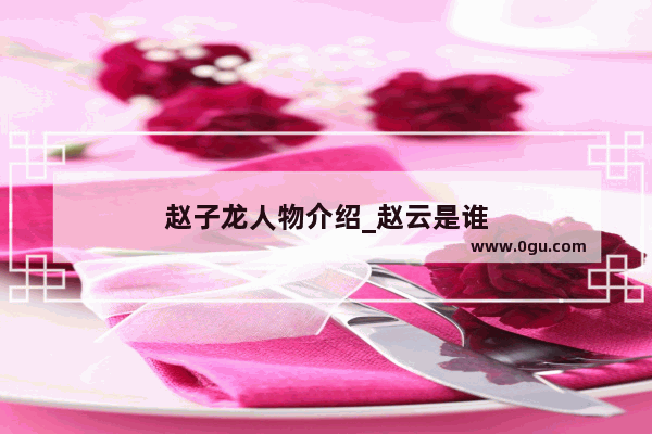 赵子龙人物介绍_赵云是谁