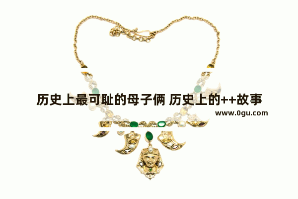 历史上最可耻的母子俩 历史上的++故事