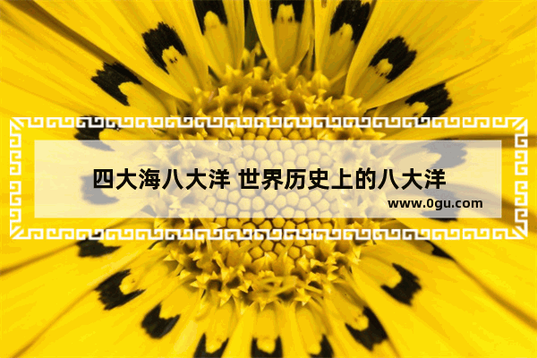 四大海八大洋 世界历史上的八大洋