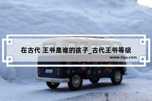 在古代 王爷是谁的孩子_古代王爷等级