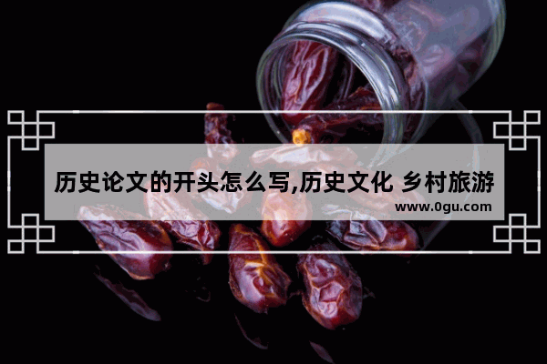 历史论文的开头怎么写,历史文化 乡村旅游论文