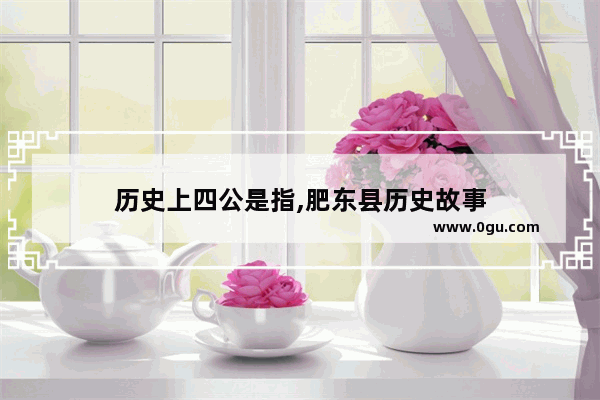 历史上四公是指,肥东县历史故事