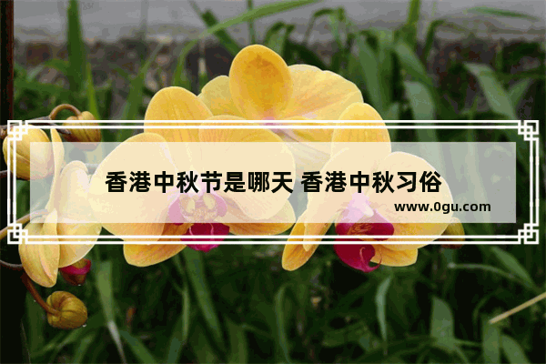 香港中秋节是哪天 香港中秋习俗
