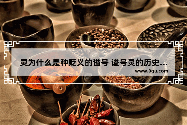 灵为什么是种贬义的谥号 谥号灵的历史人物