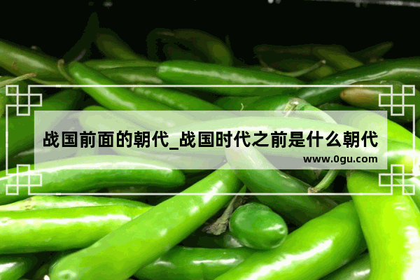 战国前面的朝代_战国时代之前是什么朝代