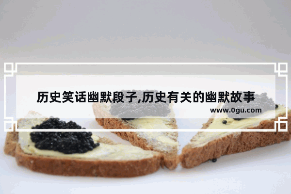 历史笑话幽默段子,历史有关的幽默故事