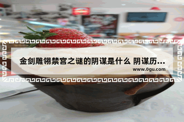 金剑雕翎禁宫之谜的阴谋是什么 阴谋历史故事解说文字