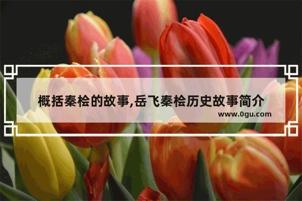 概括秦桧的故事,岳飞秦桧历史故事简介