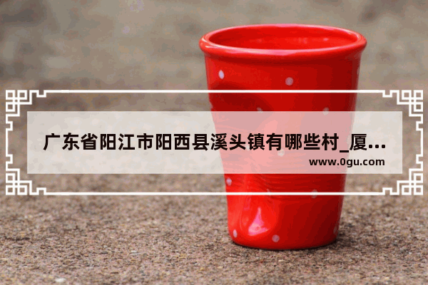 广东省阳江市阳西县溪头镇有哪些村_厦门林姓源流