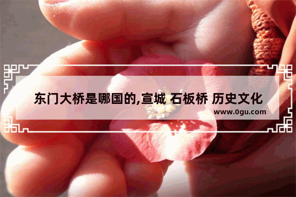 东门大桥是哪国的,宣城 石板桥 历史文化