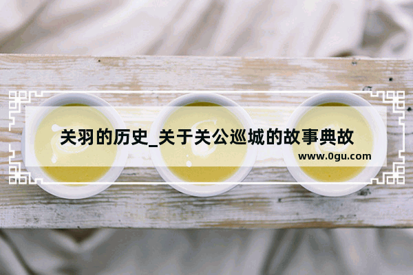 关羽的历史_关于关公巡城的故事典故