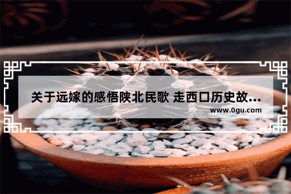 关于远嫁的感悟陕北民歌 走西口历史故事感想