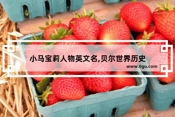 小马宝莉人物英文名,贝尔世界历史
