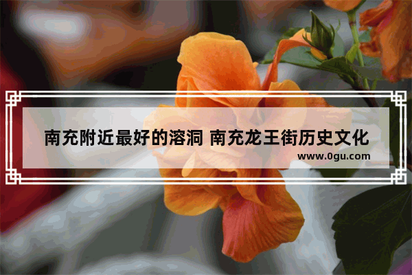 南充附近最好的溶洞 南充龙王街历史文化