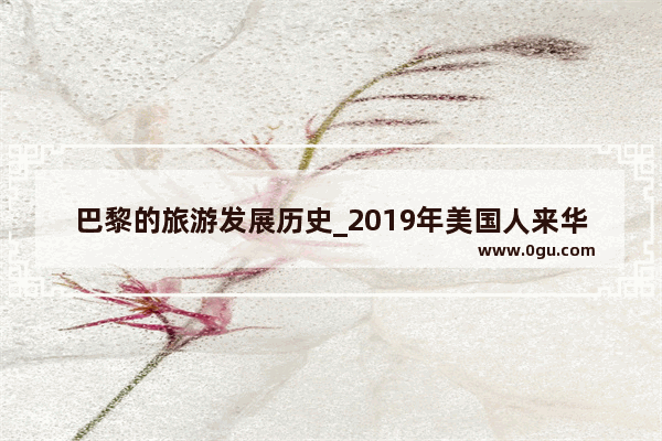 巴黎的旅游发展历史_2019年美国人来华游客数量