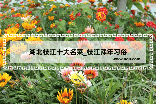 湖北枝江十大名菜_枝江拜年习俗