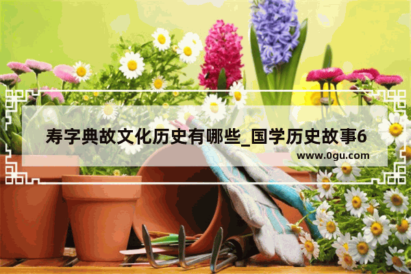 寿字典故文化历史有哪些_国学历史故事6