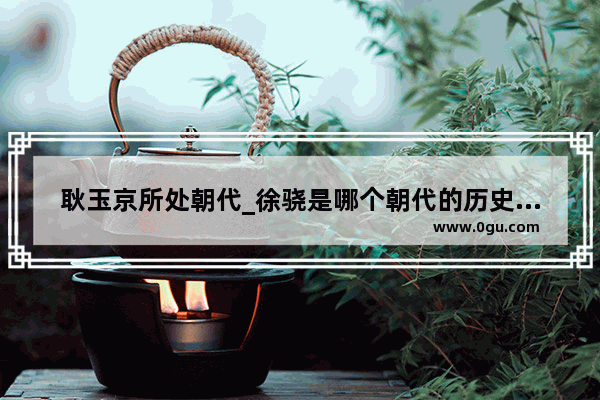 耿玉京所处朝代_徐骁是哪个朝代的历史人物