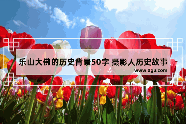 乐山大佛的历史背景50字 摄影人历史故事背景