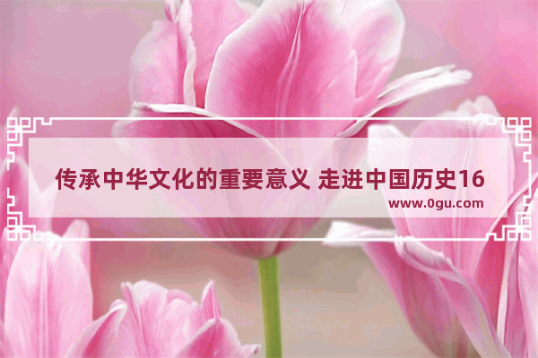 传承中华文化的重要意义 走进中国历史16集视频